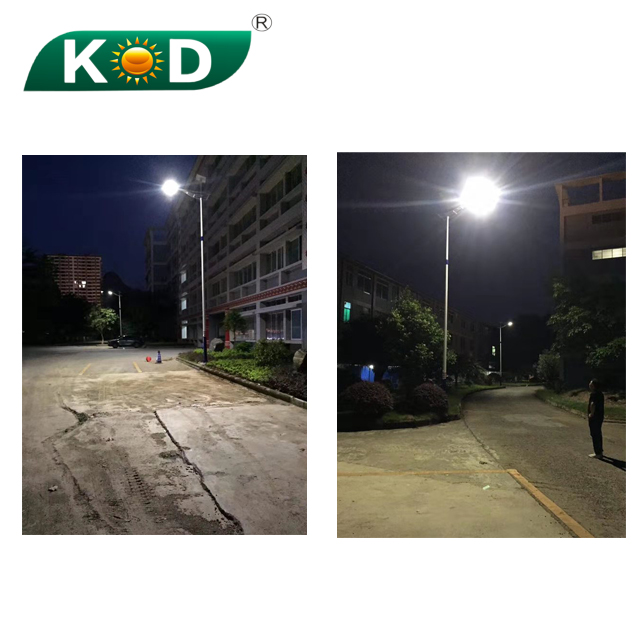 Competitive factory direct sale powered solar street light with panel and battery for sale