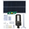 Professional all in one integrated solar street light with pole 