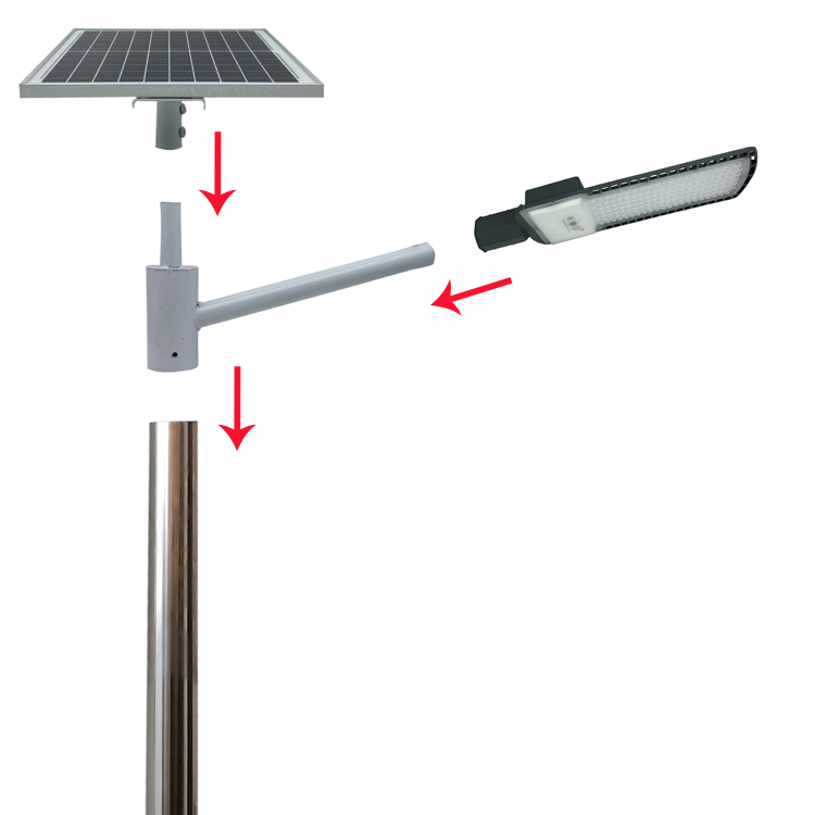 types of street lights which used solar powered with smart street light system