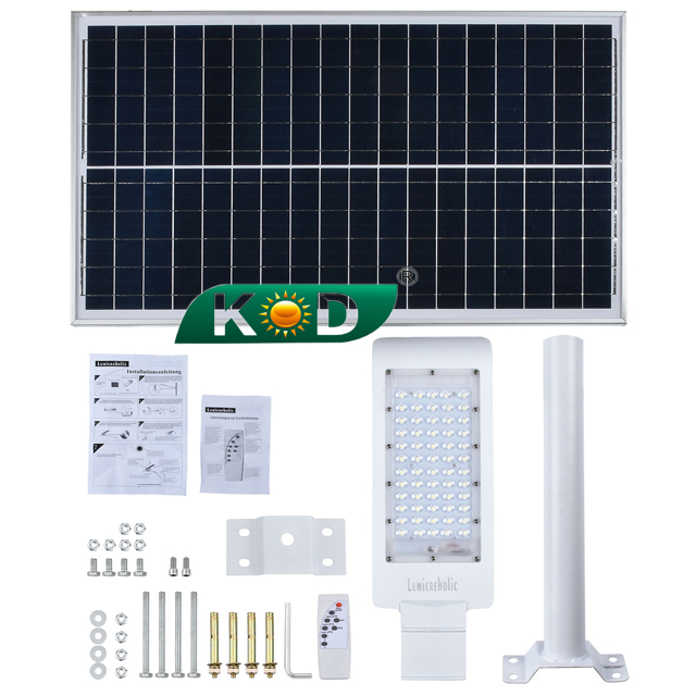 2000Lm 100W New Design for Two Mode of Lighting for LED Solar Street Light which used Osram chip produced by China factory